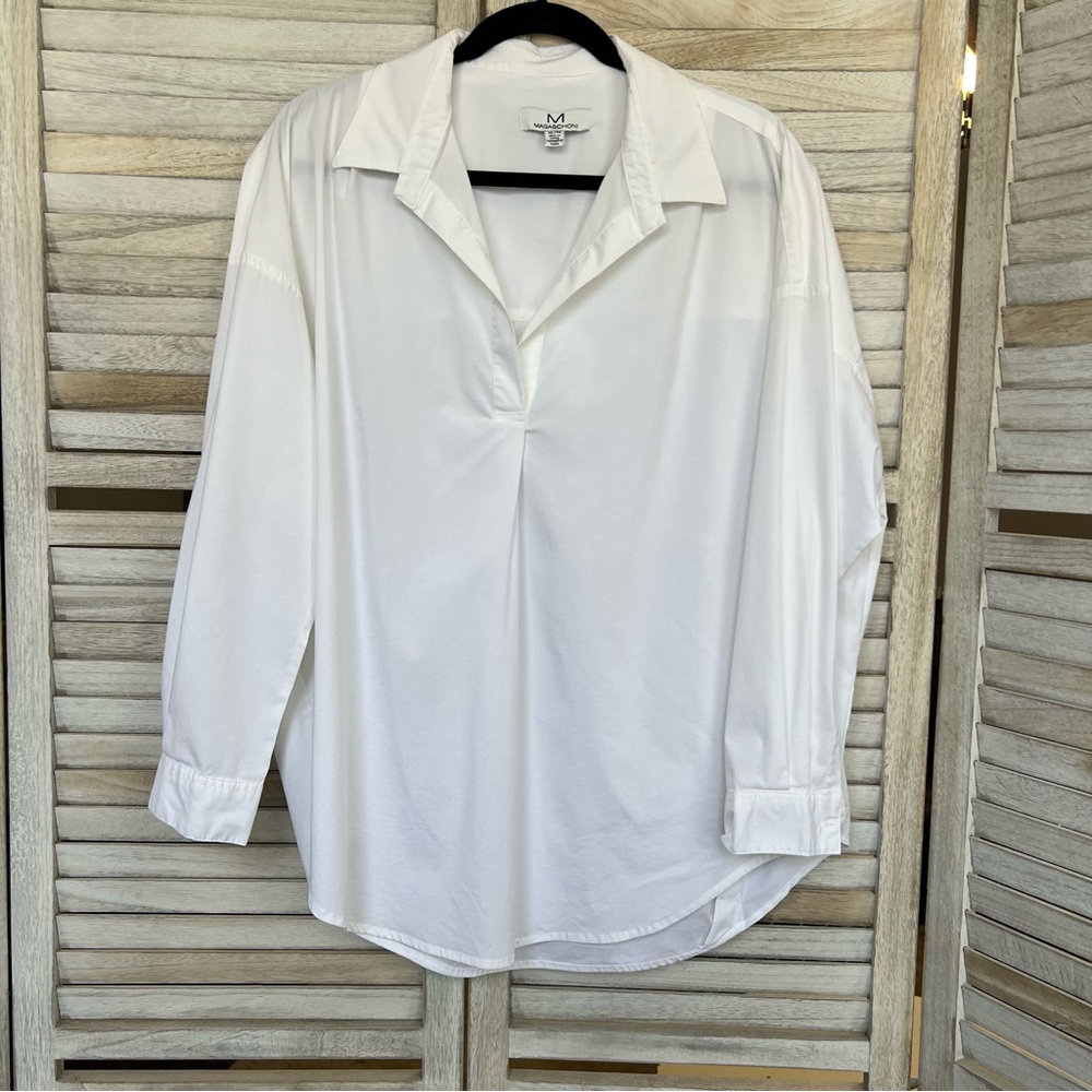 Magaschoni White Blouse